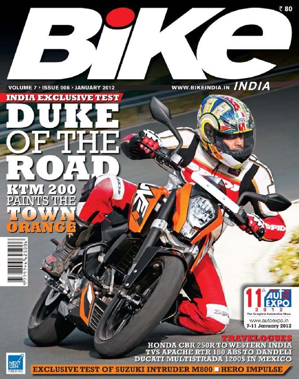 Bike IndiaJanuary 2012 Magazine Get your Digital Subscription